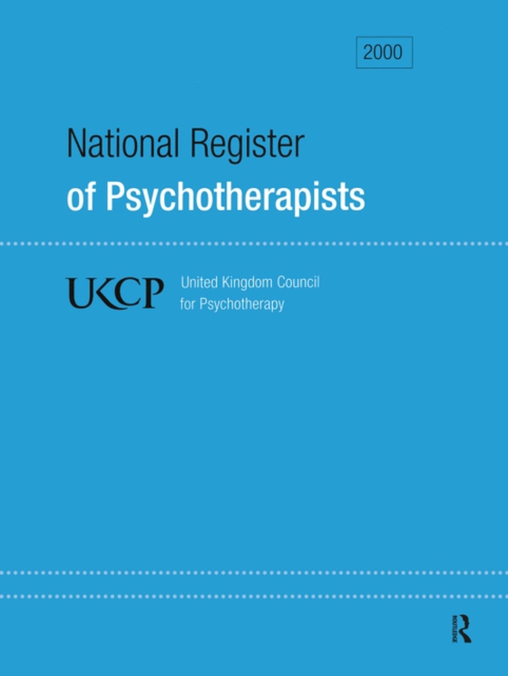 National Register of Psychotherapists 2000 (e-bog) af Psychotherapy, Ukcp United Kingdom Council For