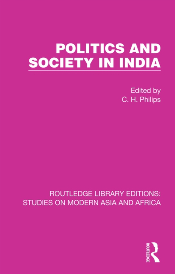 Politics and Society in India (e-bog) af -