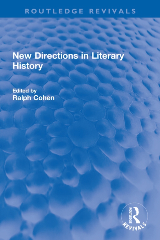 New Directions in Literary History (e-bog) af -