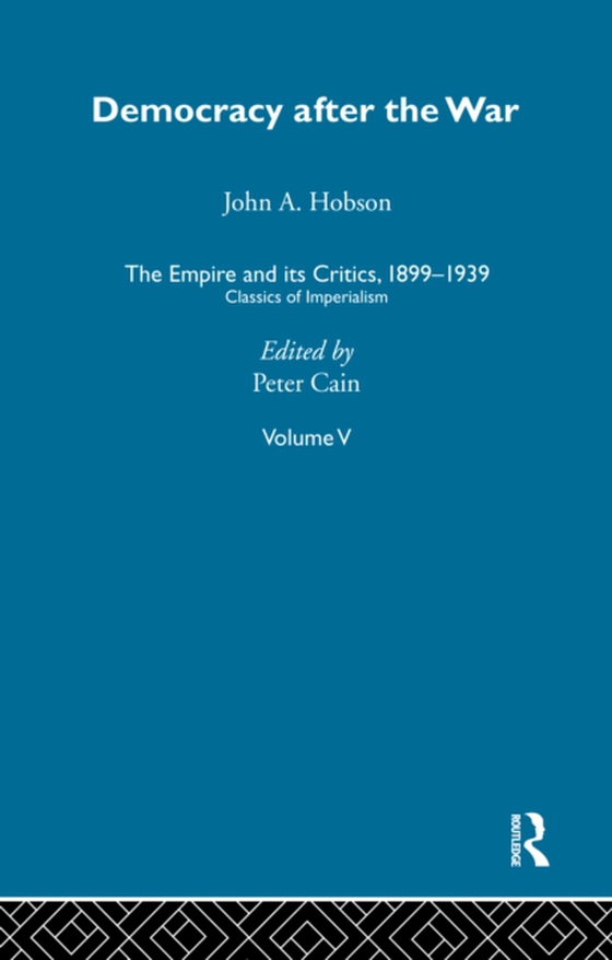 Empire and its Critics, 1899-1939