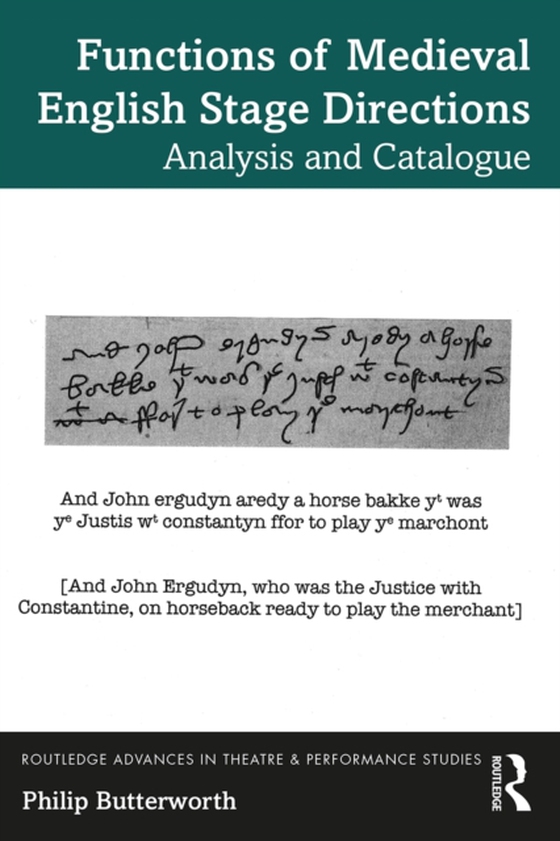 Functions of Medieval English Stage Directions (e-bog) af Butterworth, Philip