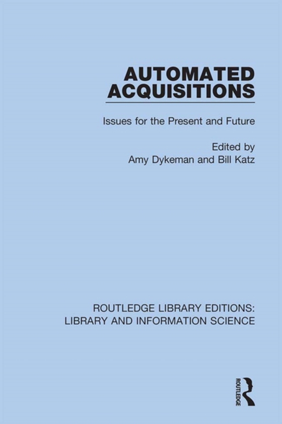 Automated Acquisitions (e-bog) af -