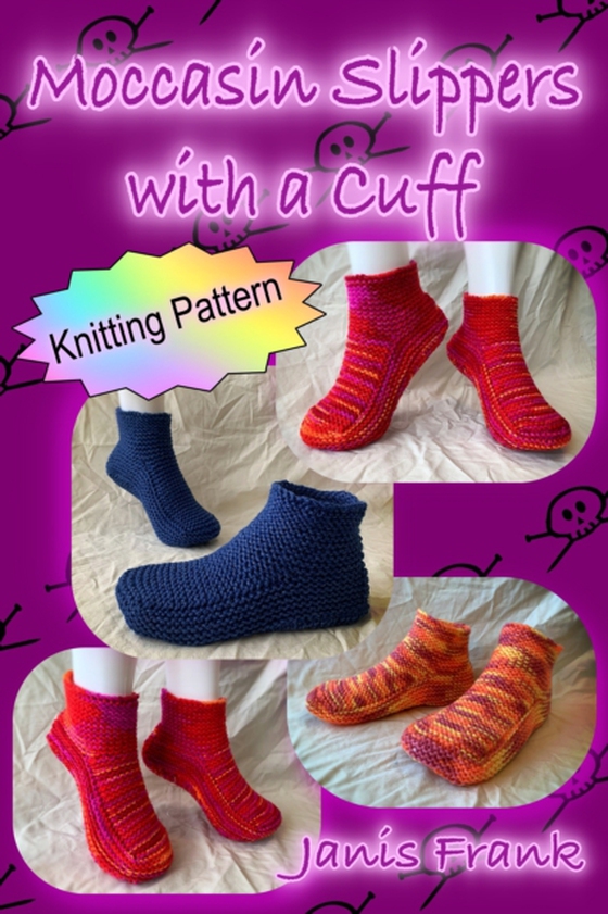 Moccasin Slippers with a Cuff: How to Knit Slippers