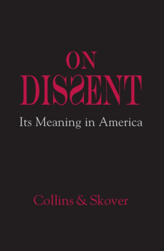 On Dissent (e-bog) af Skover, David M.