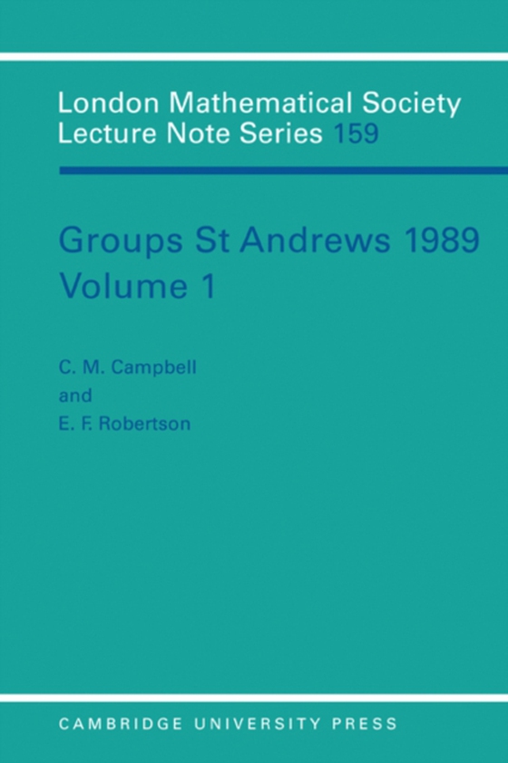 Groups St Andrews 1989: Volume 1 (e-bog) af -