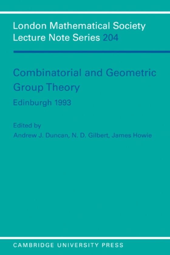 Combinatorial and Geometric Group Theory, Edinburgh 1993 (e-bog) af -