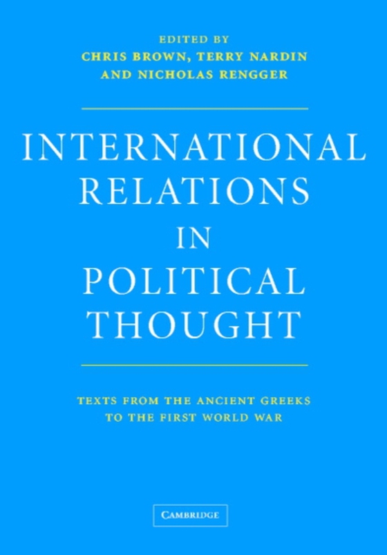 International Relations in Political Thought