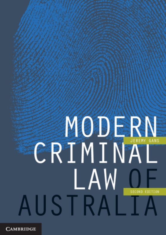 Modern Criminal Law of Australia (e-bog) af Gans, Jeremy