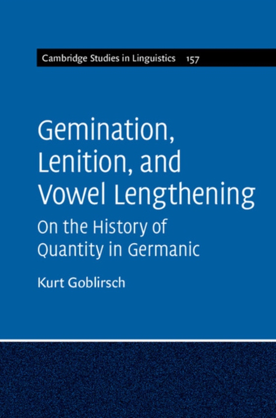 Gemination, Lenition, and Vowel Lengthening (e-bog) af Goblirsch, Kurt