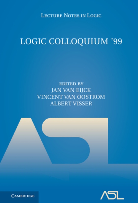 Logic Colloquium '99 (e-bog) af -