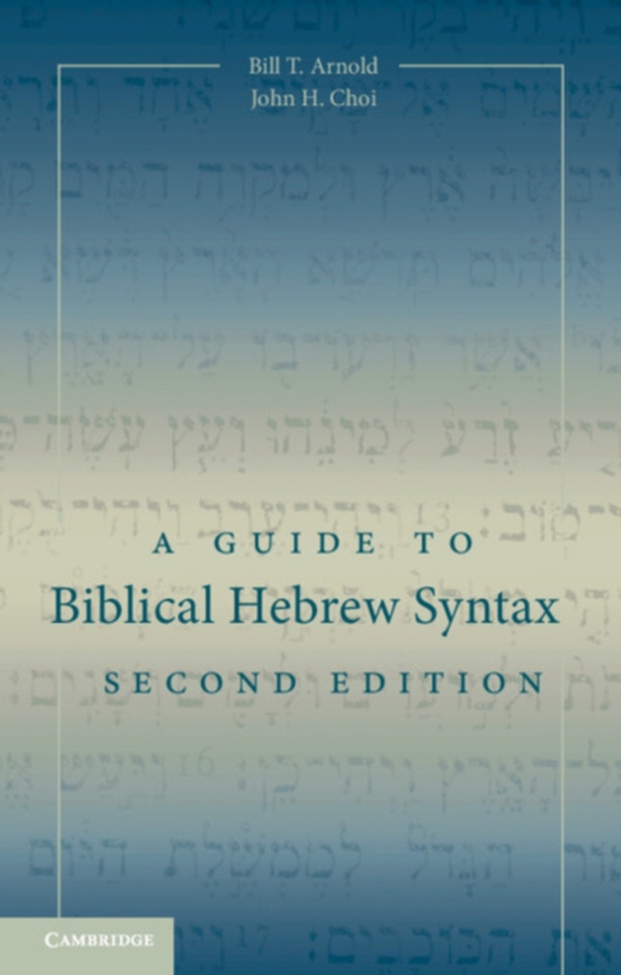 Guide to Biblical Hebrew Syntax