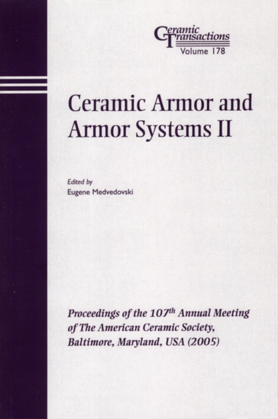 Ceramic Armor and Armor Systems II (e-bog) af -