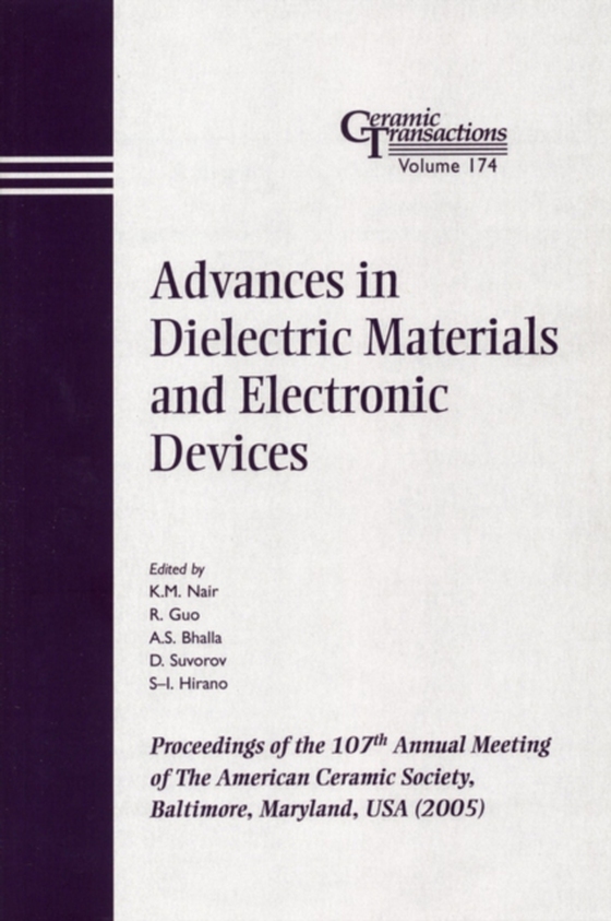 Advances in Dielectric Materials and Electronic Devices (e-bog) af -