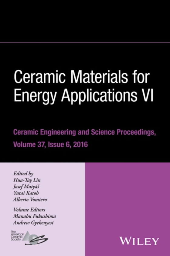 Ceramic Materials for Energy Applications VI, Volume 37, Issue 6 (e-bog) af -