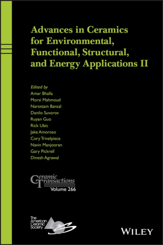 Advances in Ceramics for Environmental, Functional, Structural, and Energy Applications II (e-bog) af -