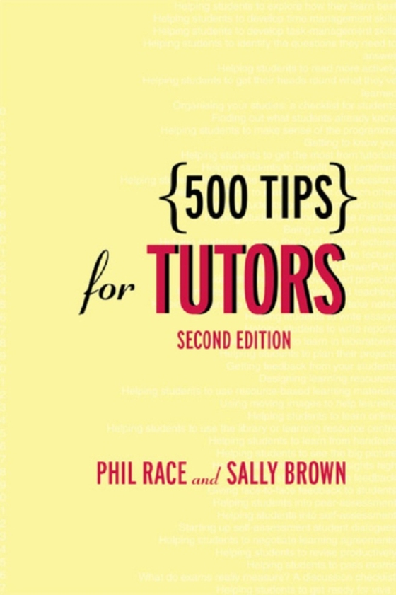 500 Tips for Tutors (e-bog) af Race, Phil