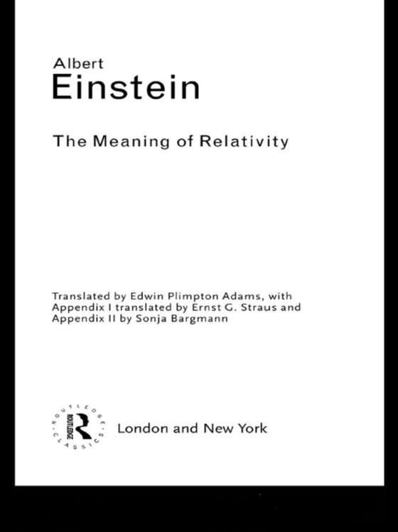 Meaning of Relativity