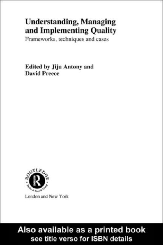 Understanding, Managing and Implementing Quality (e-bog) af -