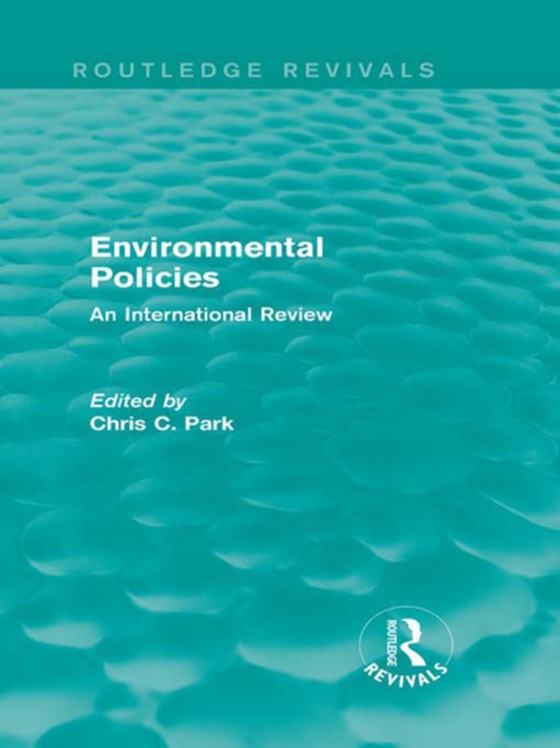 Environmental Policies (Routledge Revivals)