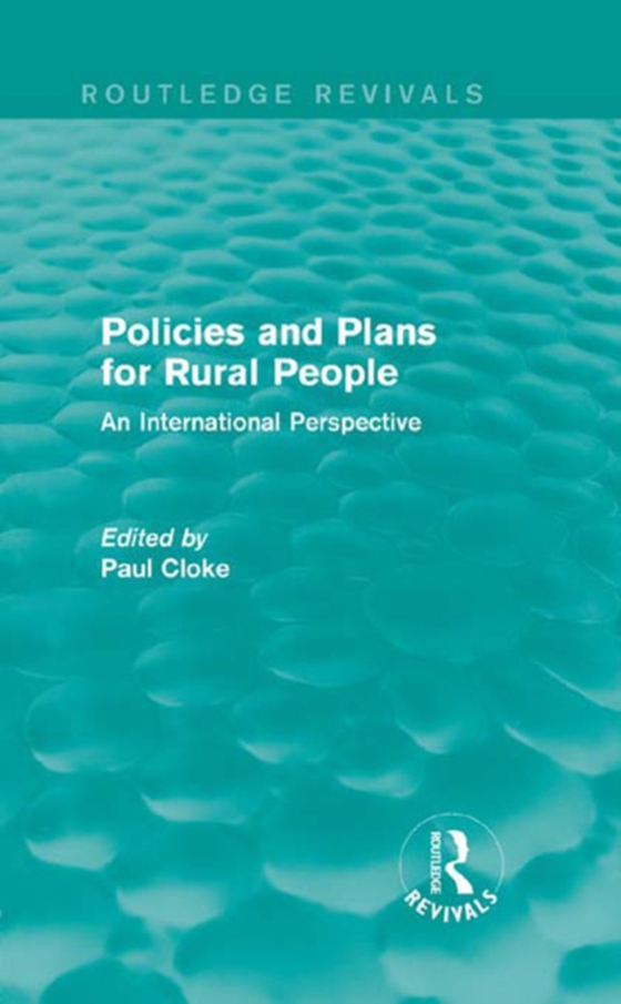 Policies and Plans for Rural People (Routledge Revivals)