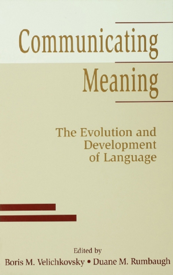 Communicating Meaning (e-bog) af -