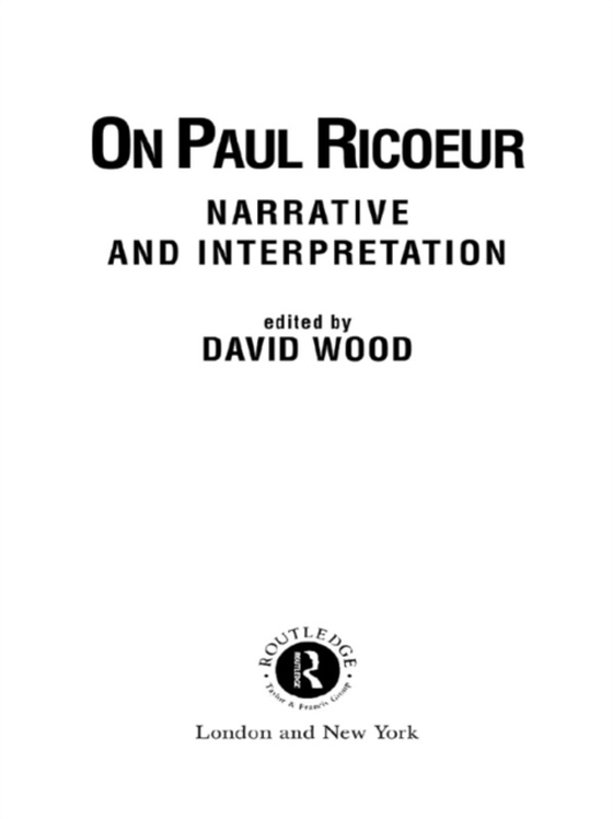 On Paul Ricoeur (e-bog) af -