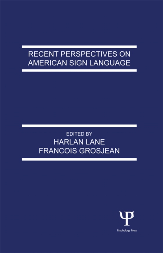 Recent Perspectives on American Sign Language (e-bog) af -