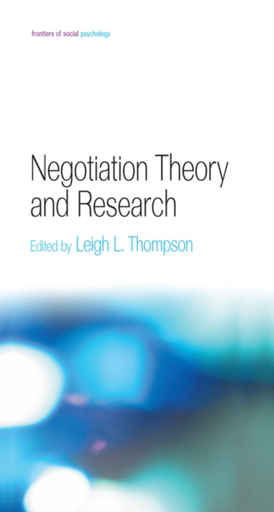 Negotiation Theory and Research (e-bog) af -