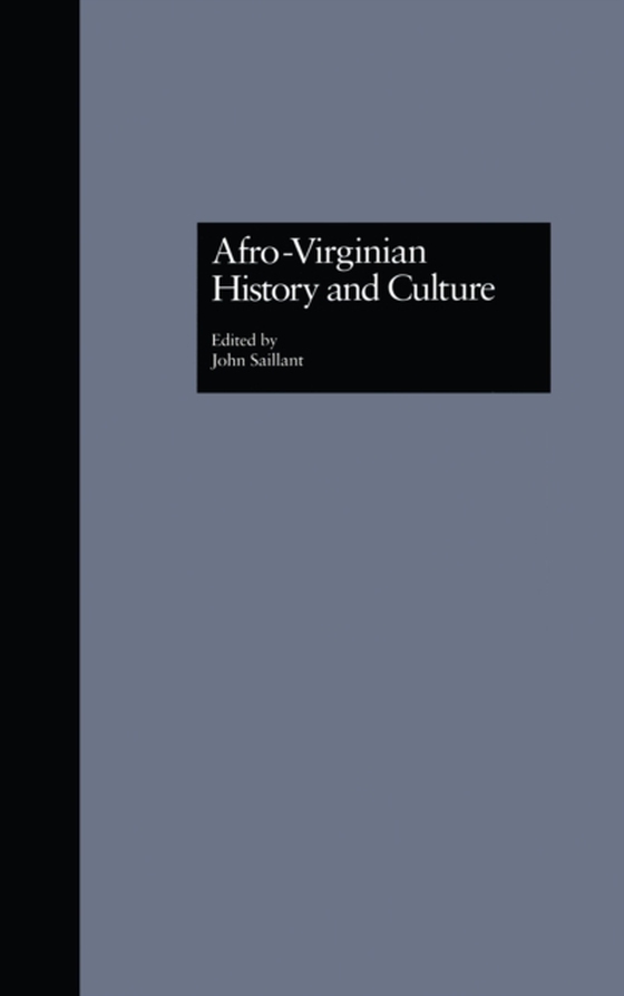 Afro-Virginian History and Culture (e-bog) af -