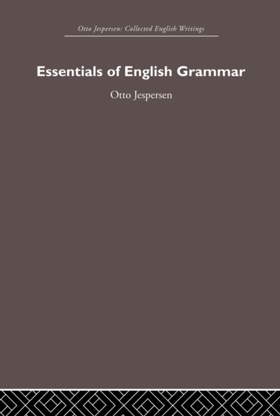 Essentials of English Grammar