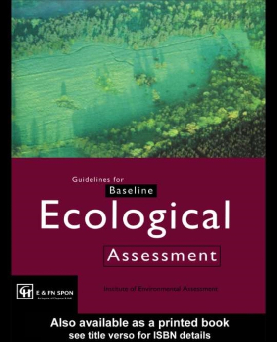 Guidelines for Baseline Ecological Assessment (e-bog) af -