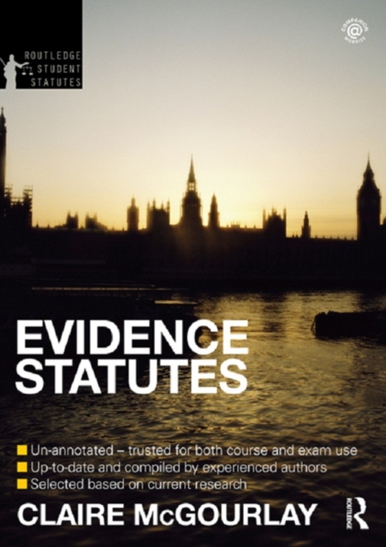 Evidence Statutes 2012-2013 (e-bog) af Hall, Matthew