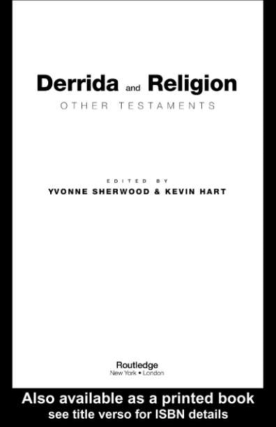 Derrida and Religion