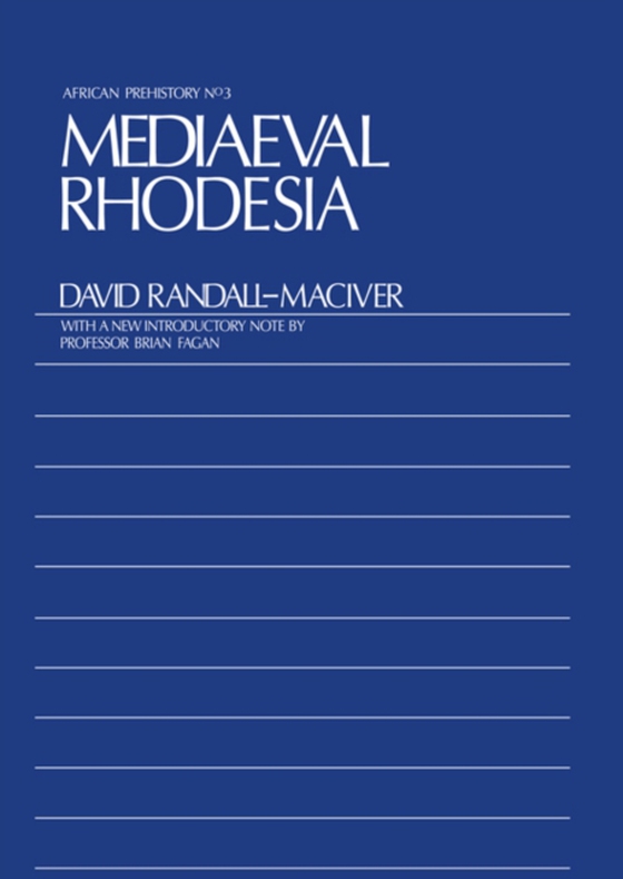 Medieval Rhodesia (e-bog) af Randall-Maciver, David