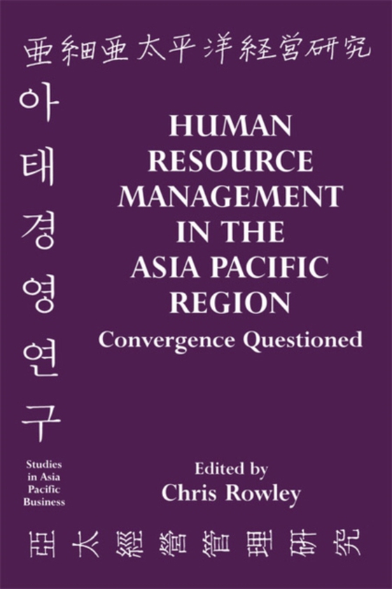 Human Resource Management in the Asia-Pacific Region