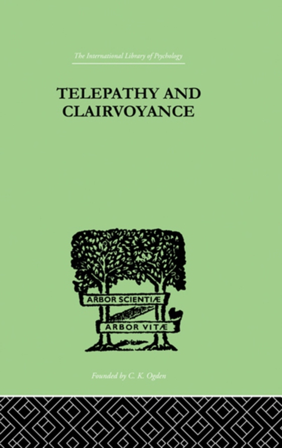 Telepathy and Clairvoyance (e-bog) af Tischner, Rudolf