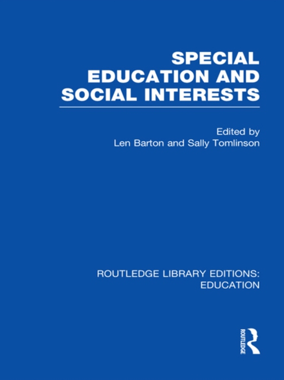 Special Education and Social Interests (RLE Edu M) (e-bog) af -