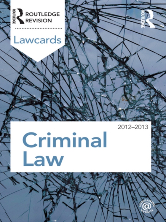 Criminal Lawcards 2012-2013 (e-bog) af Routledge