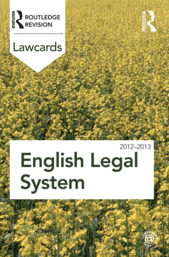 English Legal System Lawcards 2012-2013 (e-bog) af -