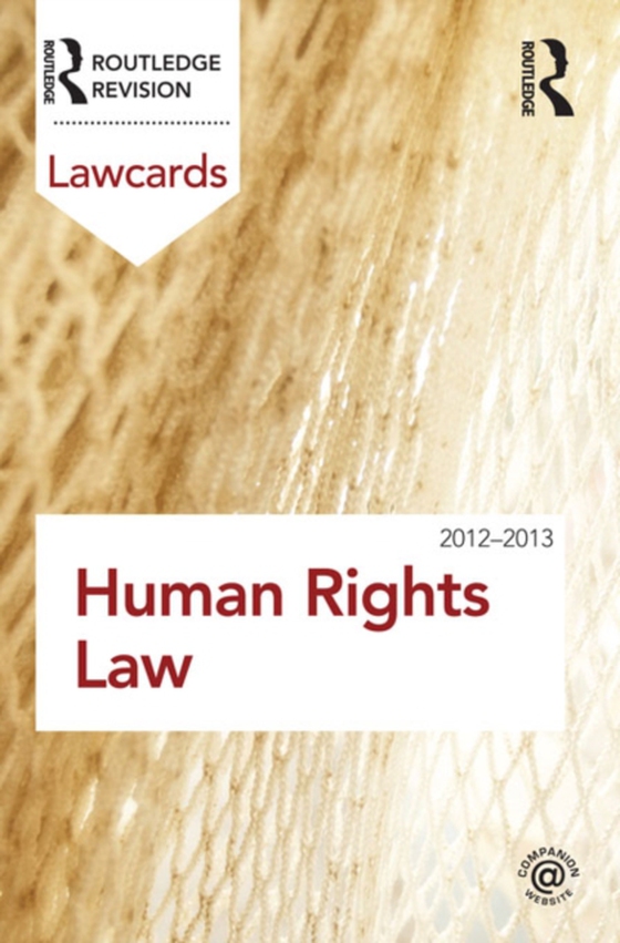 Human Rights Lawcards 2012-2013 (e-bog) af Routledge