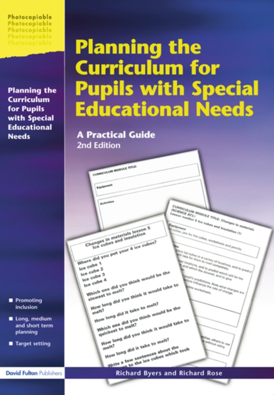 Planning the Curriculum for Pupils with Special Educational Needs (e-bog) af Rose, Richard