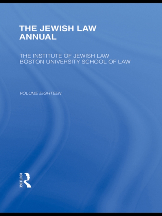 Jewish Law Annual Volume 18 (e-bog) af -