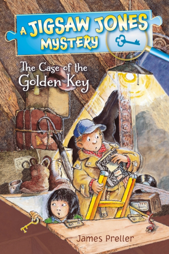 Jigsaw Jones: The Case of the Golden Key (e-bog) af Preller, James