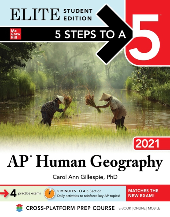 5 Steps to a 5: AP Human Geography 2021 Elite Student Edition (e-bog) af Gillespie, Carol Ann