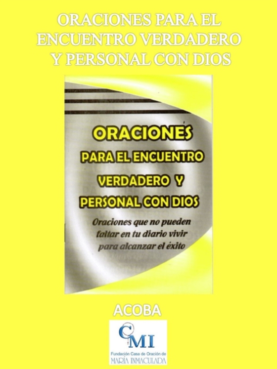 Oraciones para el encuentro verdadero y personal con Dios (e-bog) af ACOBA