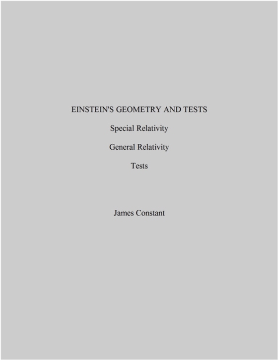 Einstein's Geometry and Tests