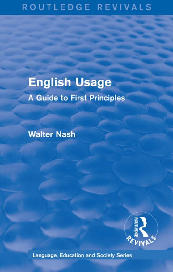 Routledge Revivals: English Usage (1986)