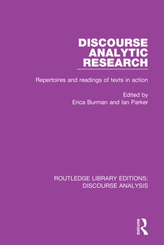 Discourse Analytic Research (e-bog) af -