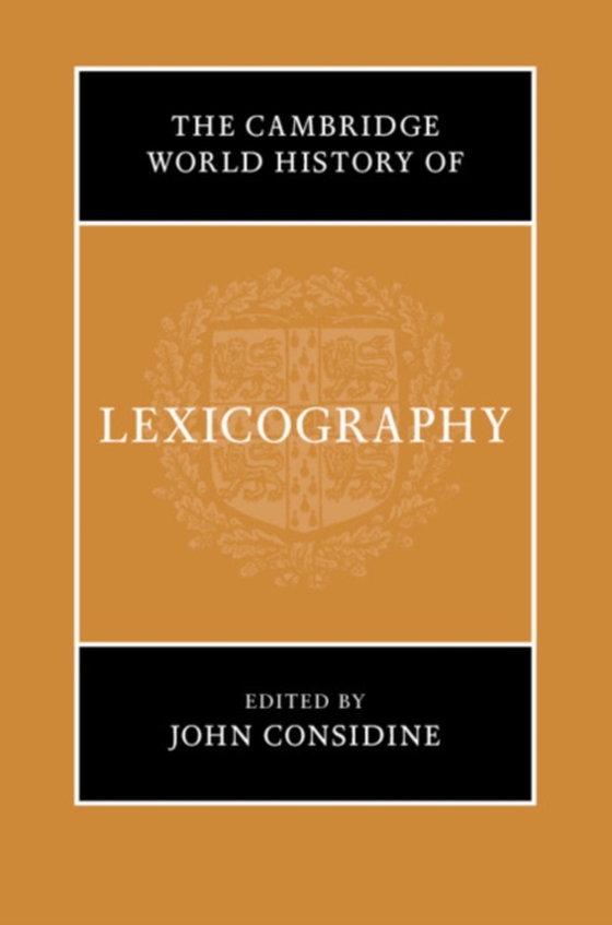 Cambridge World History of Lexicography