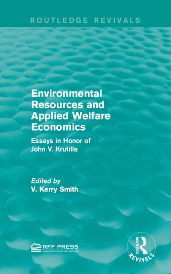 Environmental Resources and Applied Welfare Economics